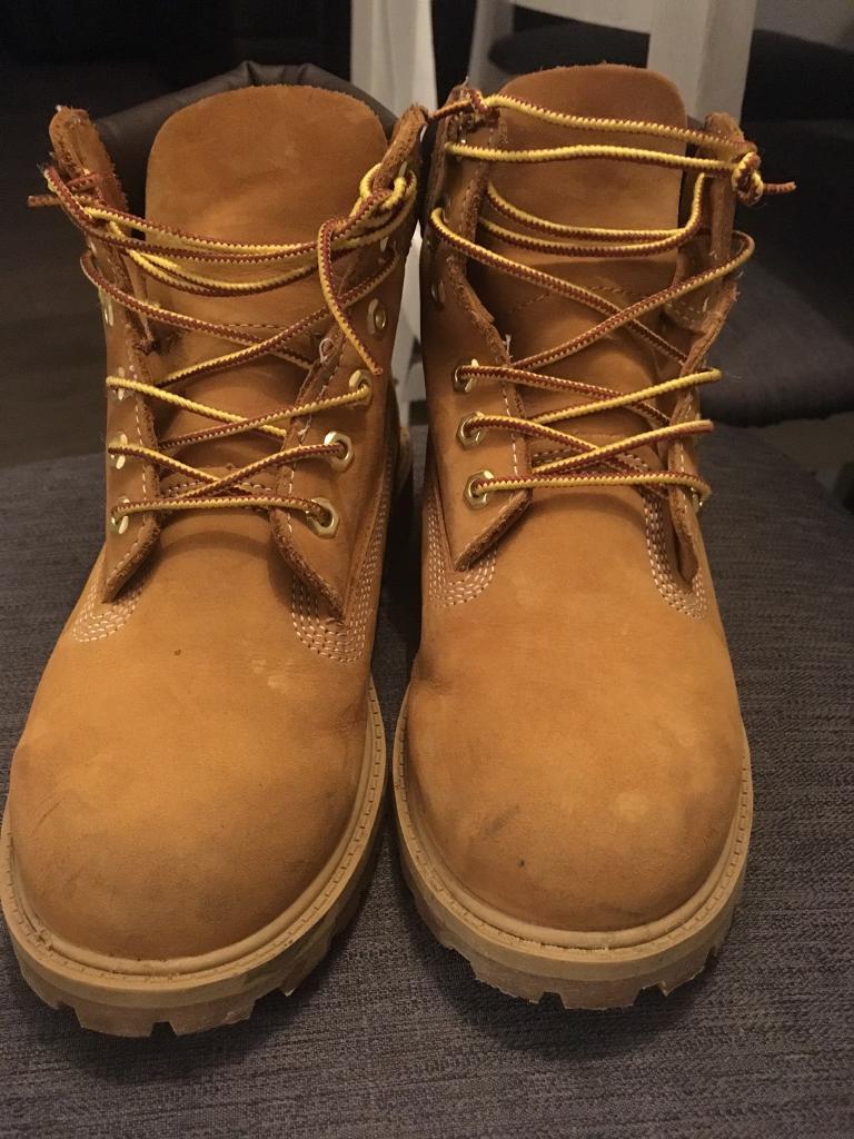 inside of timberland boots